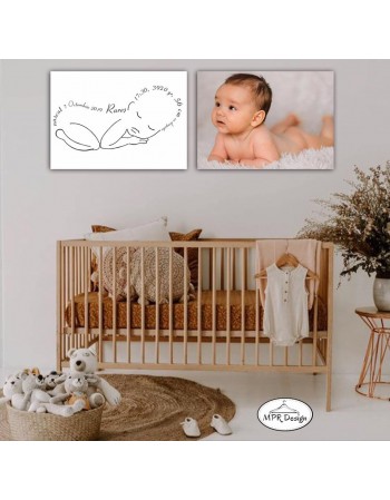 Set tablouri lemn Baby